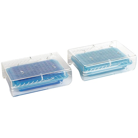 PCR Cooler,96 Well,Lt Blue/Dk Bl,PK2