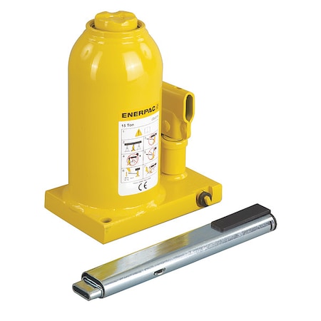 GBJ015A, 17 Ton, 5.91 In Stroke, Hydraulic Industrial Bottle Jack