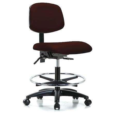Cleanroom Task Chair,300 Lb. Cap.,Vinyl