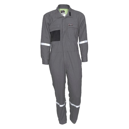 Flame-Resistant Coverall,42 Size