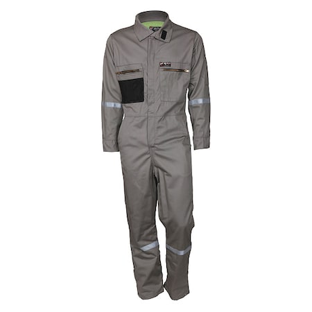 Flame-Resistant Coverall,52 Size