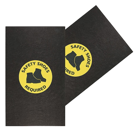 Entrance Mat, Black 1/8 In Thick