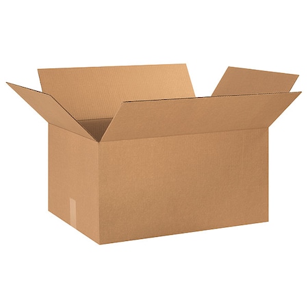 Corrugated Boxes, 24 X 16 X 12, Kraft, 10/Bundle