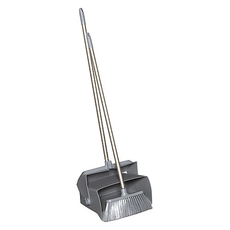 Lobby Broom And Dust Pan,37 In Handle L