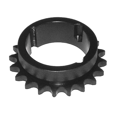 Bushed Roller Chain Sprocket, Pitch Dia.: 2.662 In