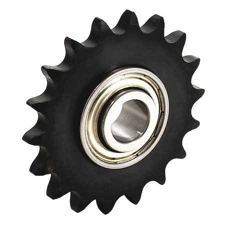 Idler Roller Chain Sprocket, 80 Chain Size, 12 # Of Teeth