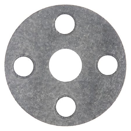 Full Face Graphite Flange Gasket For 2 Pipe, 1/8 Thick, #150