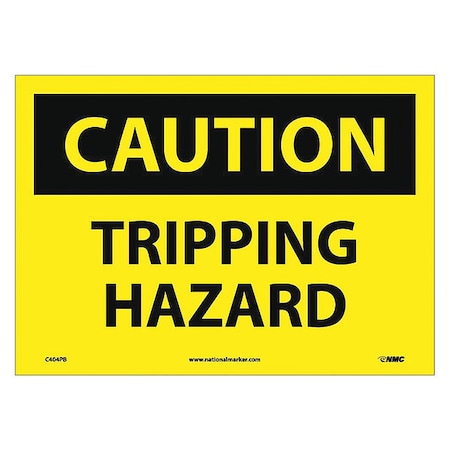 Caution Tripping Hazard Sign, C404PB