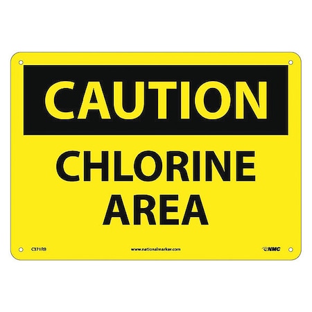 Chlorine Area Sign, C371RB