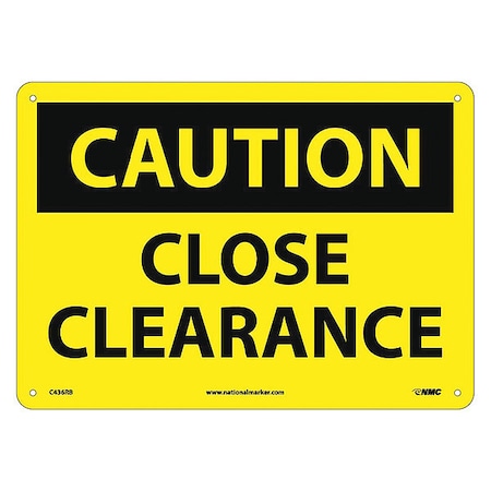 Close Clearance Sign, C436RB