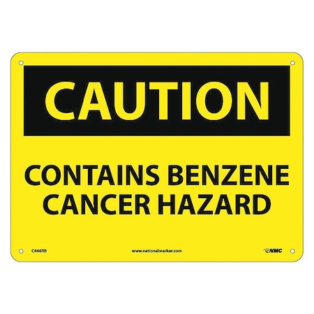 Contains Benzene Cancer Hazard Sign, C446RB