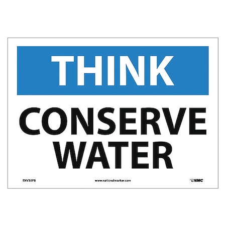 Conserve Water Sign, ENV30PB
