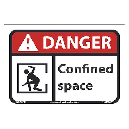 Danger Confined Space, DGA86P