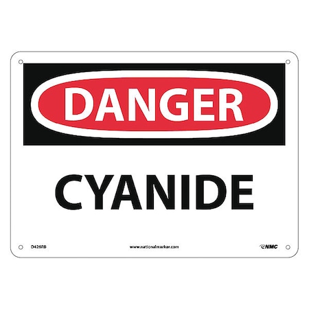 Danger Cyanide Sign, D426RB