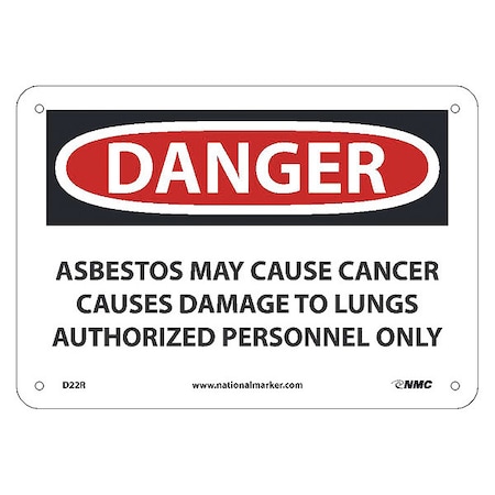 Asbestos May Cause Cancer Causes…, D22R