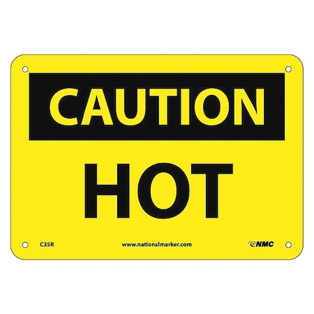 Caution Hot Sign, C35R