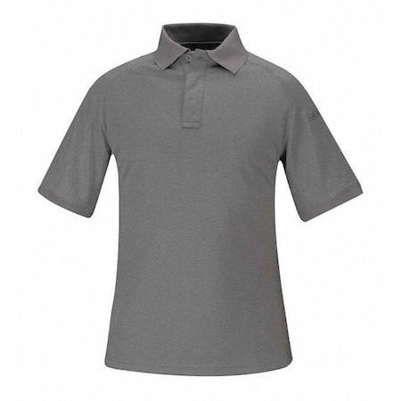 Tactical Polo,4XL,Heather Gray