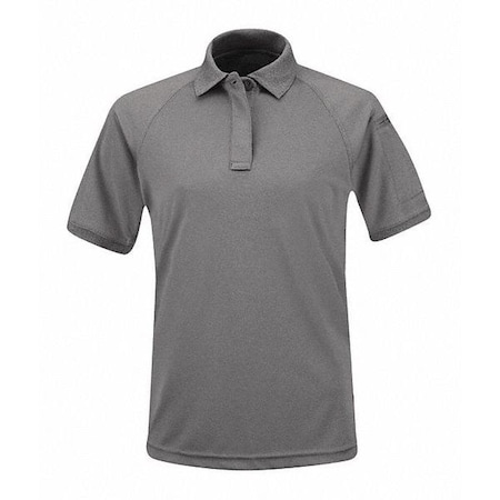 Tactical Polo,L,Heather Gray