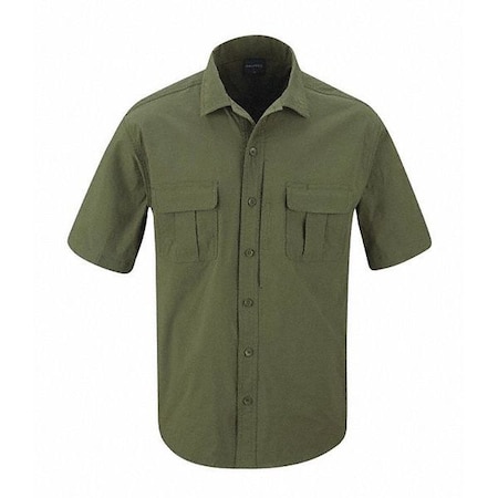 Short Sleeve Shirt,S,Olive