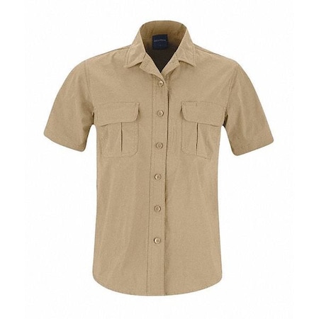 Short Sleeve Shirt,L,Khaki