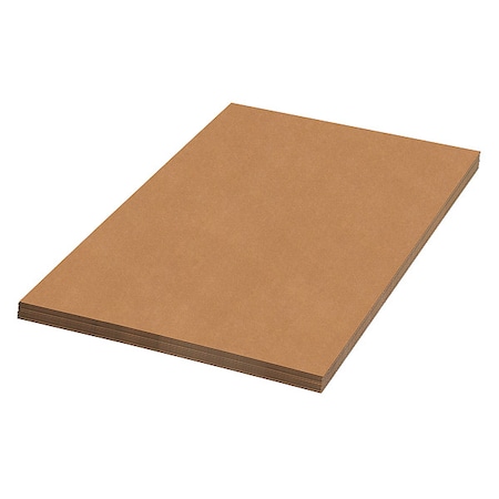 Corrugated Sheets, 20 X 24, Kraft, 5 /Bundle