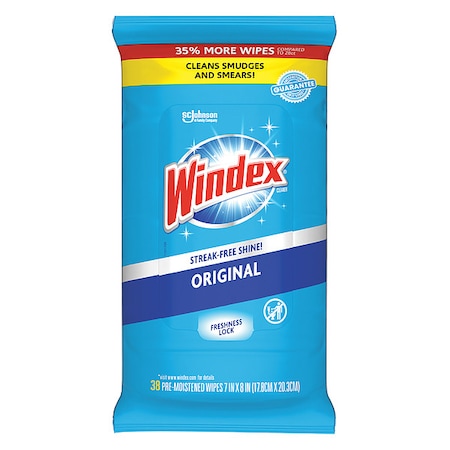 Wipes Glass Cleaner Wipes, Unscented