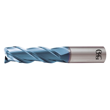 Corner Radius End Mill, Milling 3/4 Dia., Length Of Cut: 2 1/64 In