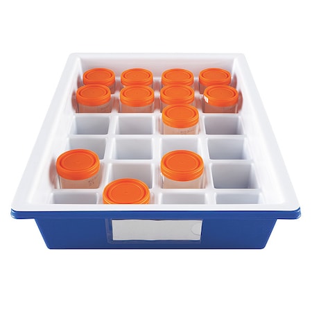 Tray,24 Slots,24 Compartments,3-5/16 H