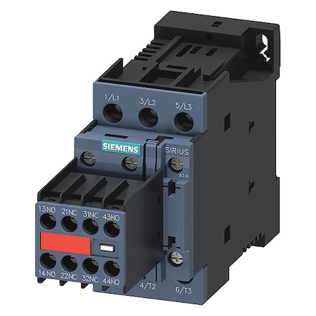 IEC PowerContactor, Non-Reversing, 24VDC