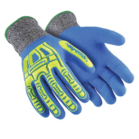 Work Gloves,Nitrile Dip,Size 2XL,PR
