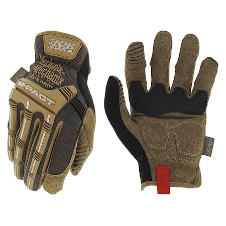 Mechanics Gloves,Brown,9,PR