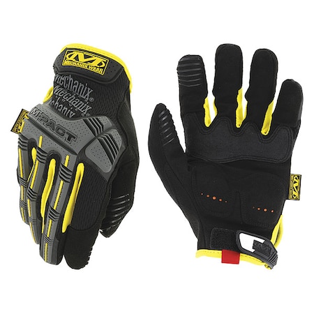 Mechanics Gloves,Yellow,10,PR