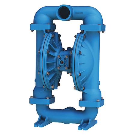 Double Diaphragm Pump, 285 Gpm Max. Flow, Valve Type: Ball