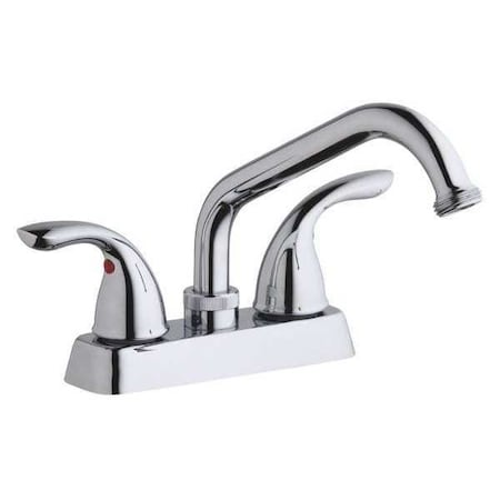 Lever Handle, Residential / Commercial 2 Hole Sink,SS,w/Faucet Kit,17x22x7-5/8