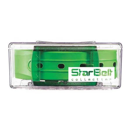 StarBelt Plastic Belt,Green/Kelly Green