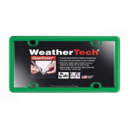 ClearCover Plate Frame,Kelly Green