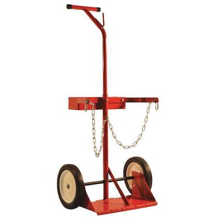 Steel Dual Cylinder Cart,with Tray