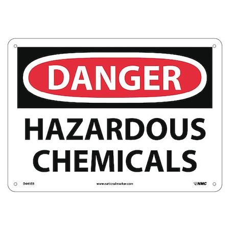 Danger Hazardous Chemicals Sign, D441EB