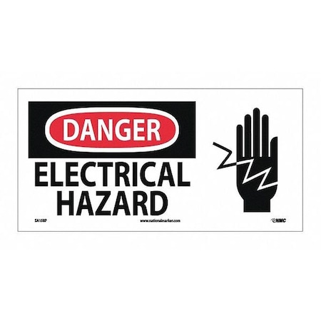 Danger Electrical Hazard Sign, SA158P