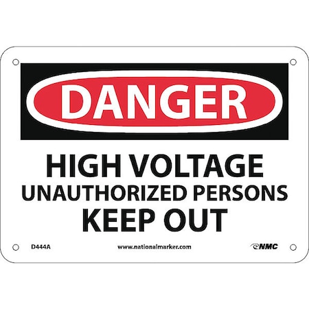 Danger High Voltage Sign