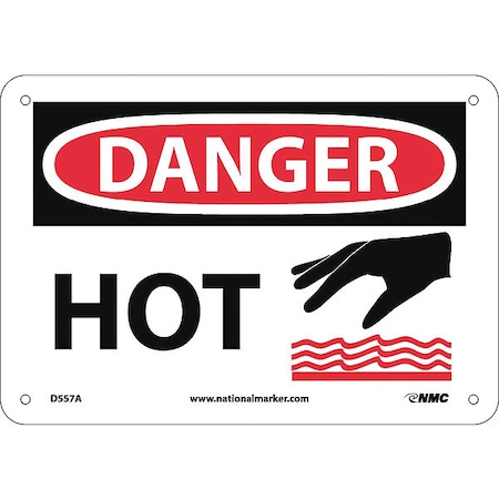 Danger Hot Sign, D557A