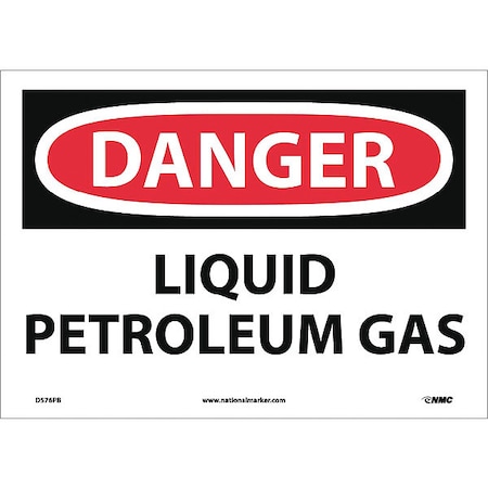 Danger Liquid Petroleum Gas Sign, D576PB