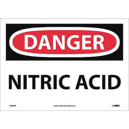 Danger Nitric Acid Sign, D584PB