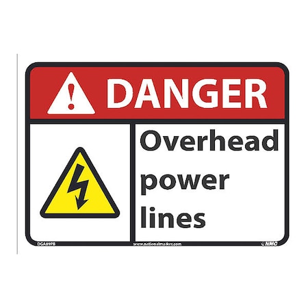 Danger Overhead Power Lines, DGA89PB