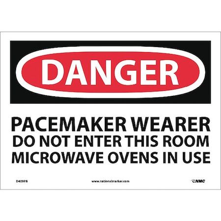 Danger Pacemaker Radiation Warning Sign