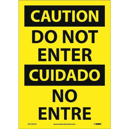 Do Not Enter Sign - Bilingual, ESC703PB