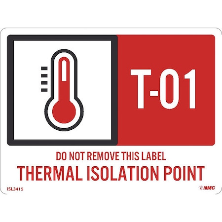 Energy Isolation - Thermal Isolation Point, Pk10, Width: 4