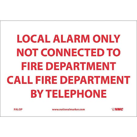 Fire Alarm Safety Sign