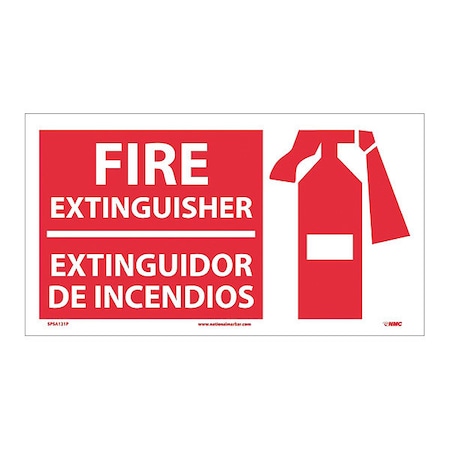 Fire Extinguisher Bilingual Sign