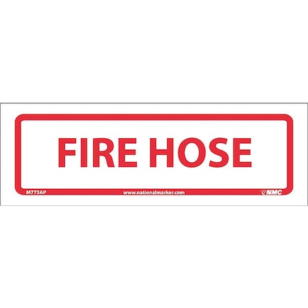 Fire Hose Sign, Pk25